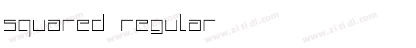 Squared Regular字体转换